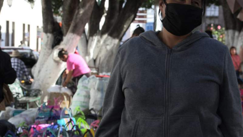 Munícipe de Cuitzeo cuida que no se propague el coronavirus, solo registra diez casos activos