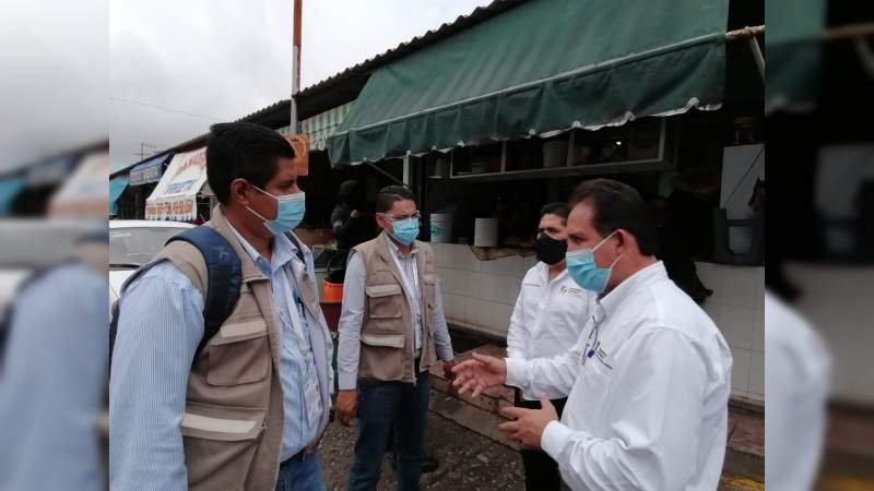 Se realiza en Apatzingán 2º Operativo de Verificación y Vigilancia Sanitaria, para verificar cumplan con medidas para prevenir el nuevo coronavirus