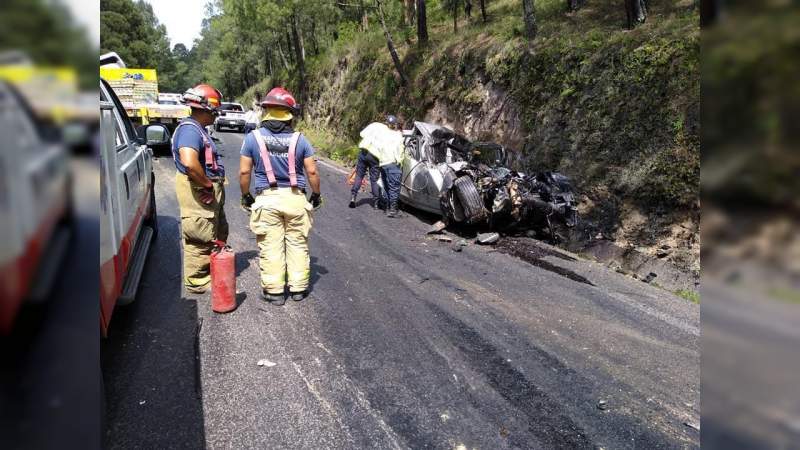 Muere mujer en trágico accidente en Zinapécuaro, Michoacán