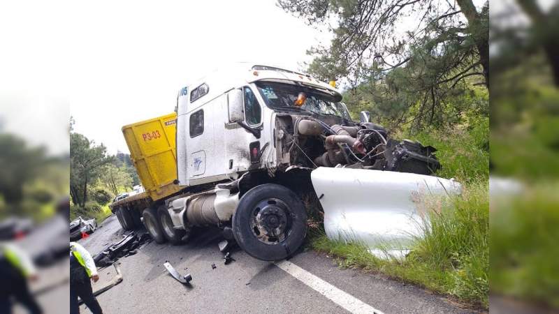 Muere mujer en trágico accidente en Zinapécuaro, Michoacán