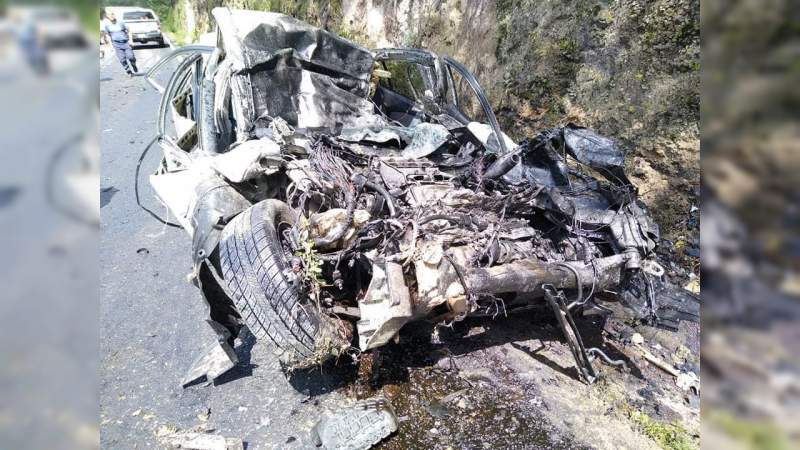 Muere mujer en trágico accidente en Zinapécuaro, Michoacán