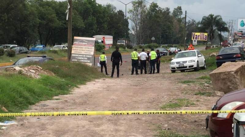 Muere motociclista al accidentarse en Morelia, Michoacán