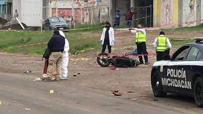 Muere motociclista al accidentarse en Morelia, Michoacán