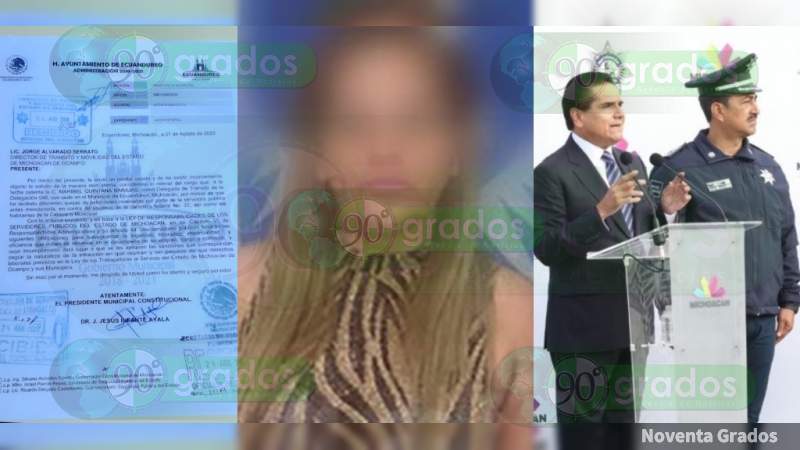 Alcalde de Ecuandureo pide destitución de la Delegada de Tránsito por extorsiones; protegida por Jorge Alvarado ante escándalos 