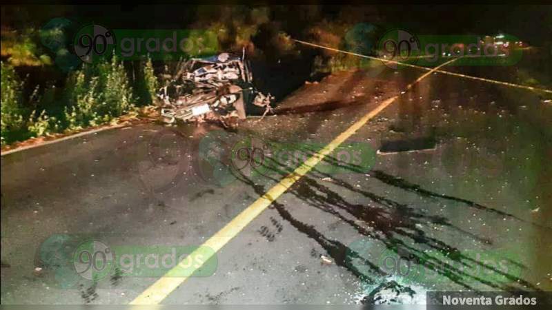 Muere en trágico accidente entre fierros retorcidos, en Tingambato, Michoacán 