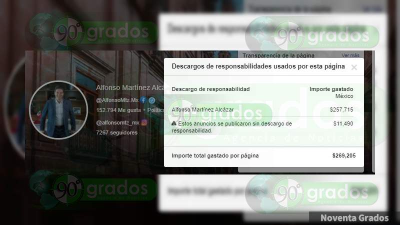 En plena crisis Secretario de Gobierno de Michoacán gasta miles de pesos para proyectar su imagen