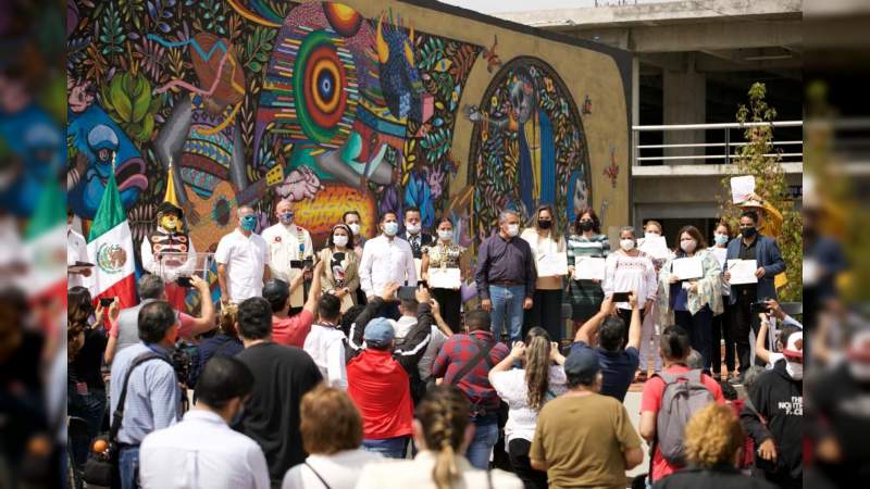 Raúl Morón promueve "Agentes Culturales por la Paz" en Morelia 