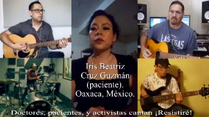 Médicos, activistas y pacientes con Leucemia Mieloide Crónica unen sus voces para interpretar ‘Resistiré’ en tiempos de pandemia 