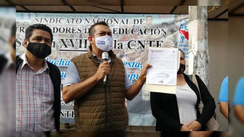 CNTE realizan toma a la Dirección de Pensiones 