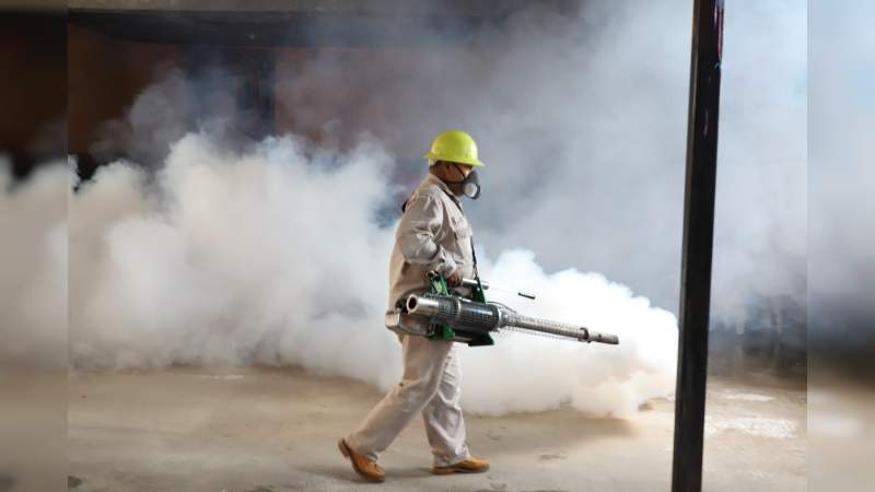 Después de que hubo confusión y desinformación durante las jornadas de fumigación en Morelia, la semana pasada fueron reactivadas: SSM 