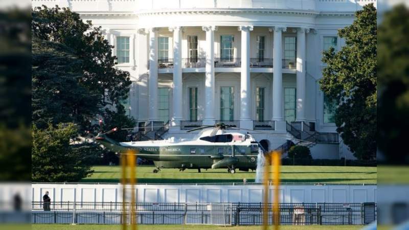Transladan a Trump al Hospital Centro Médico Militar después de dar positivo por Covid-19 