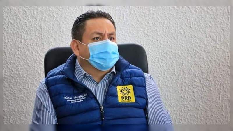 Dirigente estatal del PRD contagiado por el Covid-19 