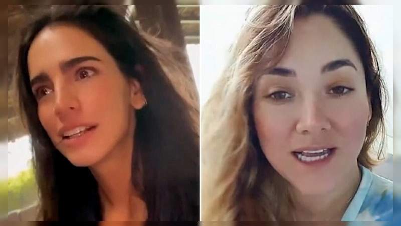 Bárbara de Regil y Sherlyn pasan momentos de angustia por el huracán Delta 