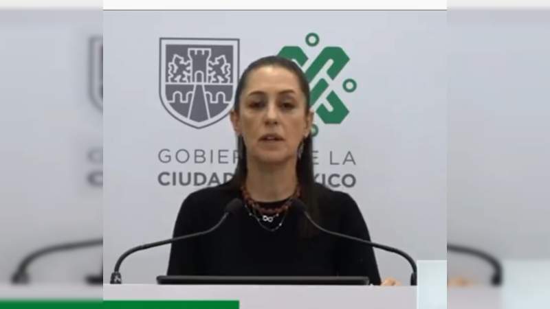 Sheinbaum: "La Ciudad de México todavía no pasará a semáforo amarillo" 