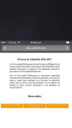 En marcha el registro para aspirantes a ingresar a la UMSNH 