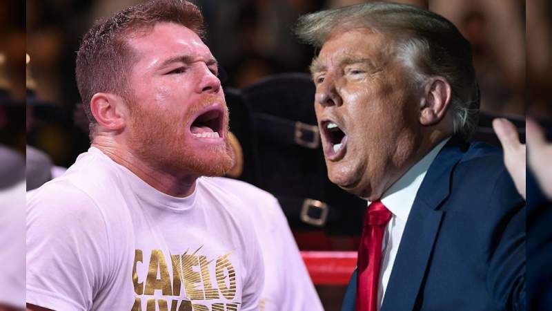 "Canelo" no se arrepiente y reitera sus palabras en contra de Donald Trump 