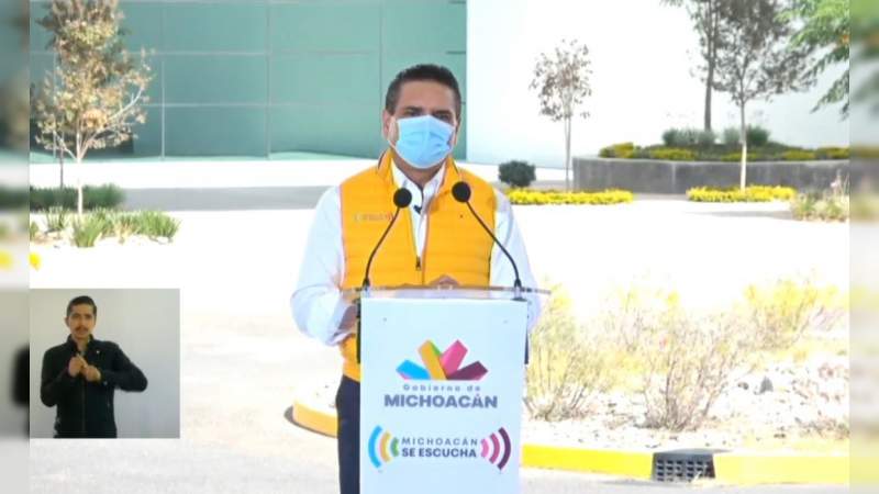 Silvano Aureoles inaugura Ciudad Salud 