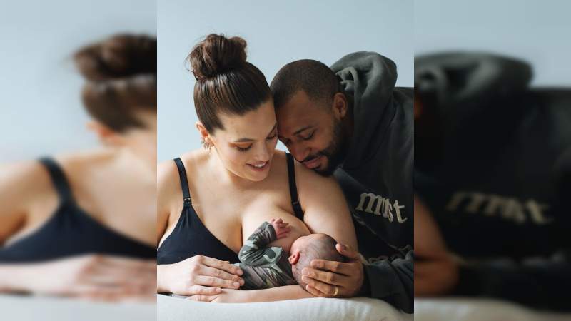 Ashley Graham celebra nueve meses con su bebé con fotos privadas del parto 