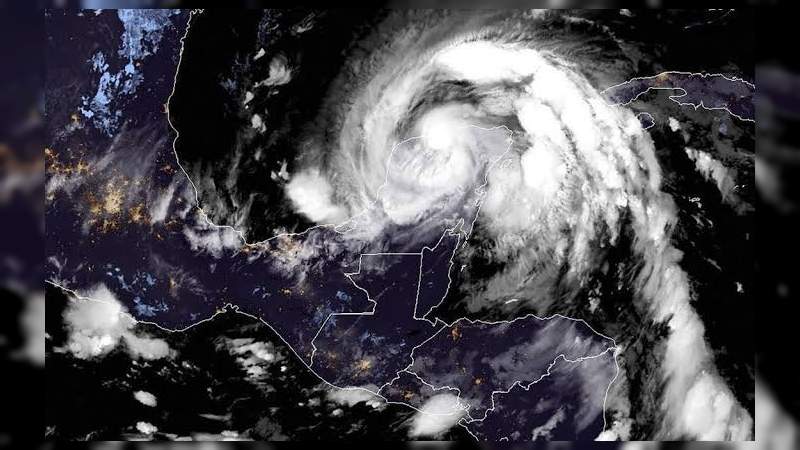 Se degrada "Zeta" de huracán se convierte en tormenta tropical 