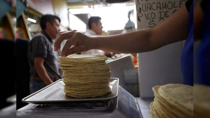 Se incrementará el precio del kilo de tortilla a partir del 1 de diciembre 