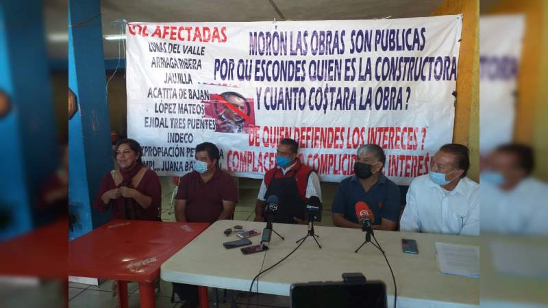 Vecinos de Siervo de la Nación no quieren puente vehicular en Morelia, Michoacán    