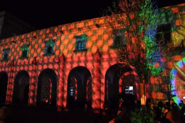 Realizan proyección de video mapping en Morelia - Foto 1 