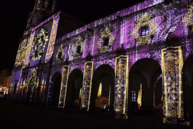 Realizan proyección de video mapping en Morelia - Foto 2 