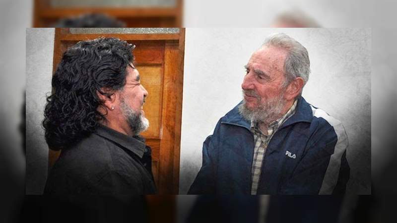 Fidel Castro y Maradona eran grandes amigos y murieron el mismo día  