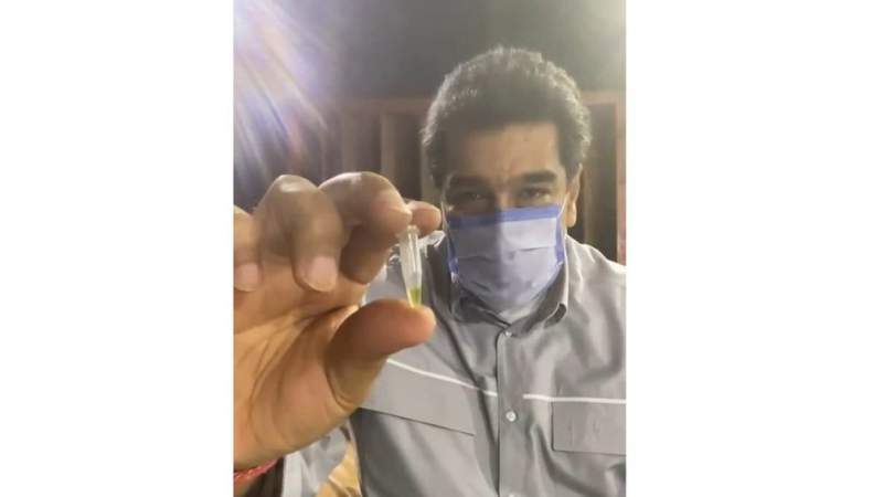 Nicolás Maduro presenta la molécula DR-10 asegura que tiene 100% de efectividad contra el Covid-19 
