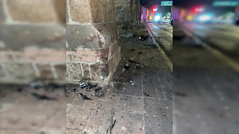 Muere hombre al impactarse en el acueducto de Morelia, Michoacán