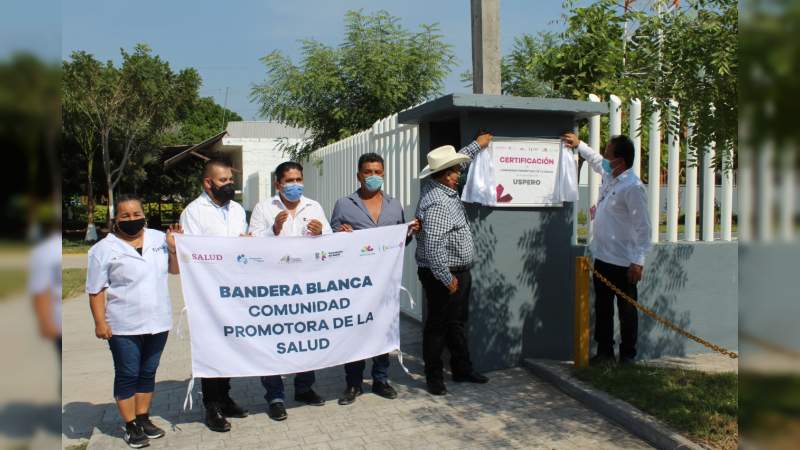 En la Jurisdicción Sanitaria 07, se certifican comunidades promotoras de salud en Apatzingán, Buenavista y Parácuaro