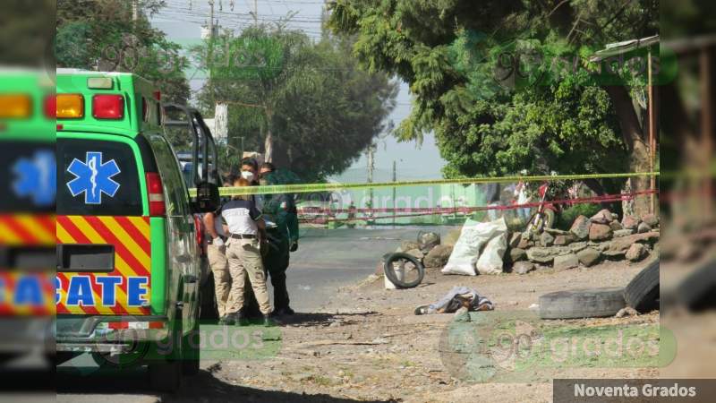 Motosicarios ultiman a un joven en Zamora, Michoacán 