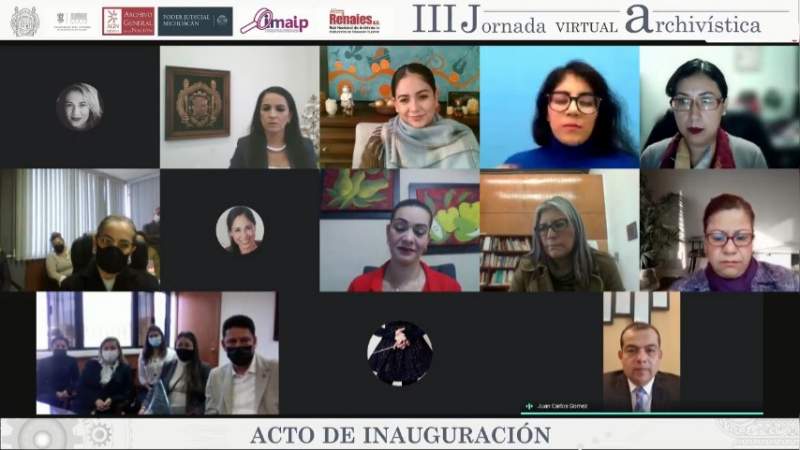 UMSNH realiza tercera jornada virtual archivística