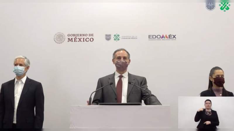 No cesa el Covid-19, CDMX y Estado de México pasan a semáforo rojo 