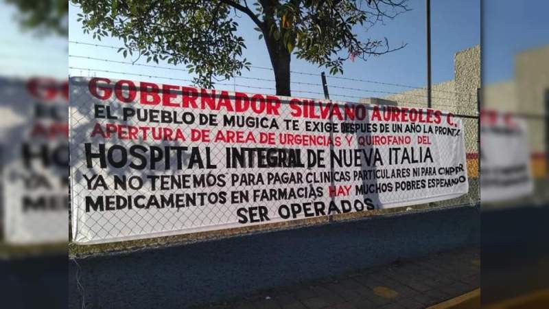 En Múgica se manifiestan para exigir destitución del director del Hospital Comunitario de Nueva Italia