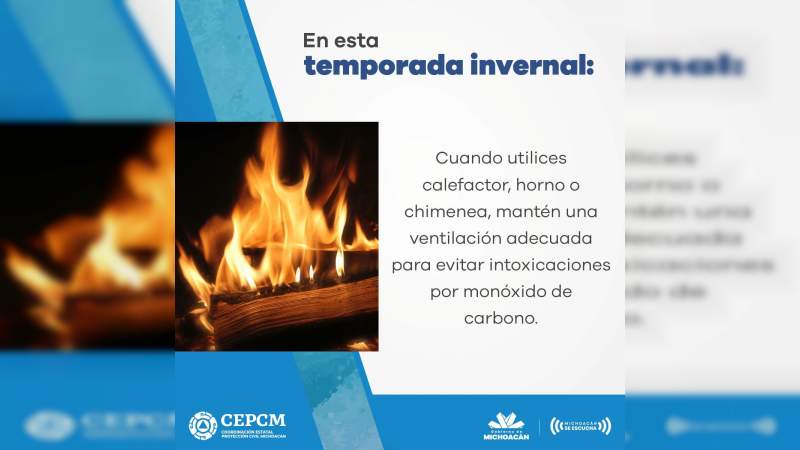 PC invita a tomar precauciones por bajas temperaturas este fin de semana  