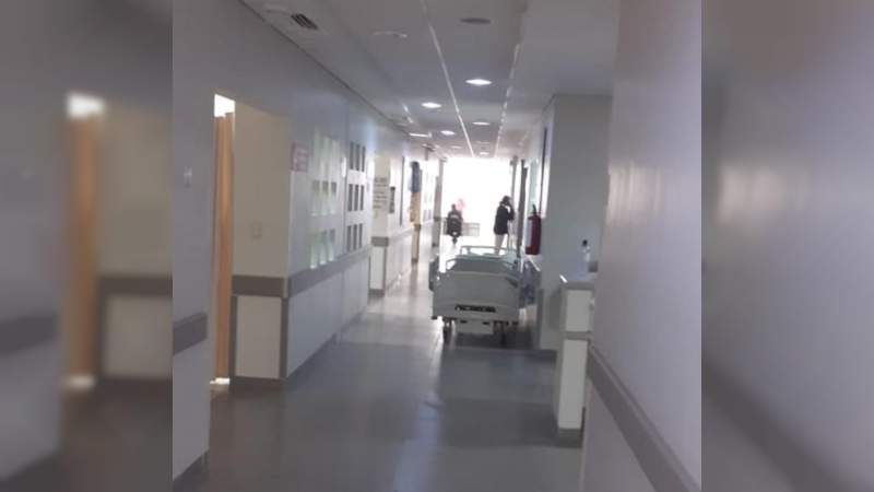 Saturada área COVID en hospital de Apatzingán 