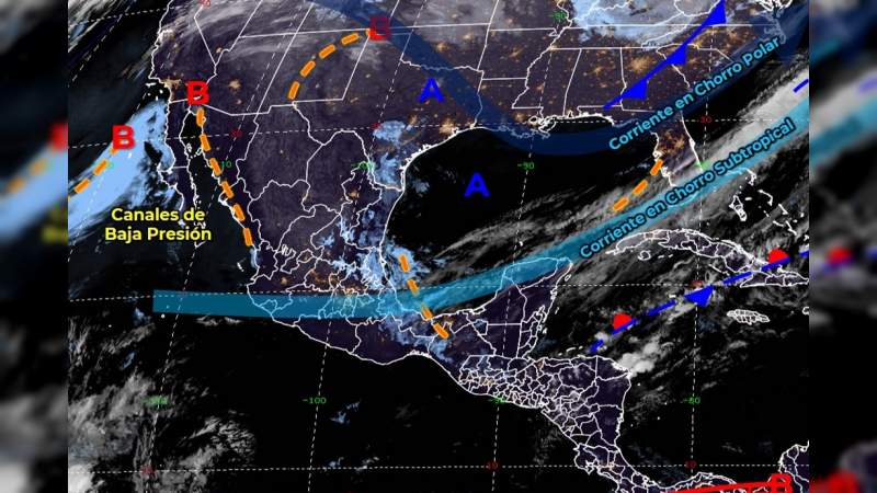 Probabilidad de lluvias para este martes en Michoacán 