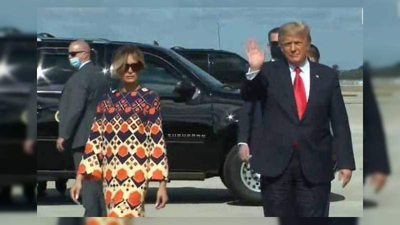 Se hace viral nuevo desaire de Melania a Donald Trump a su llegada a Florida 