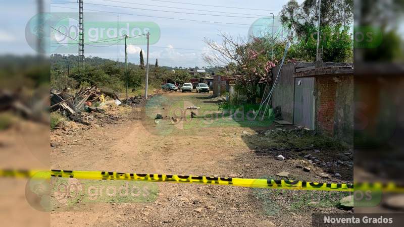 Asesinan a hombre en plena calle, al oriente de Uruapan 