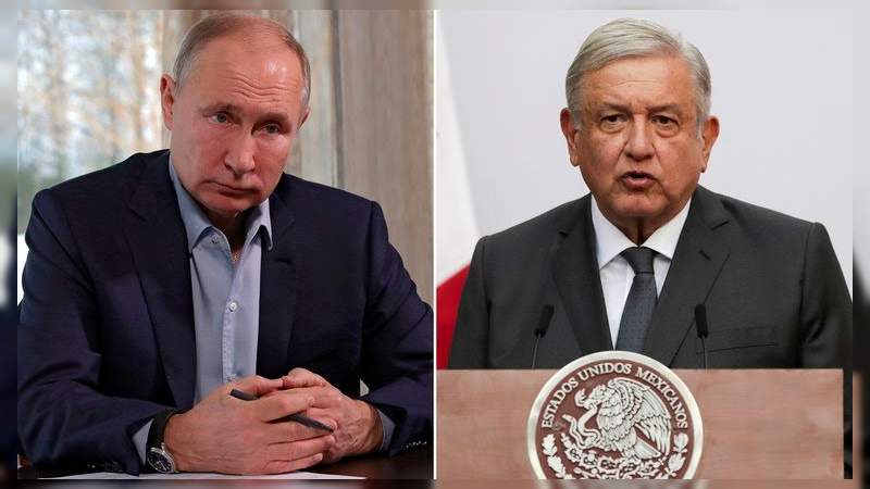 AMLO acuerda con Putin 24 millones de dosis de la vacuna Sputnik V 