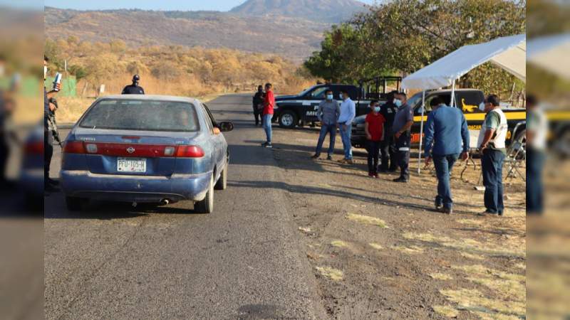 Tenencia de Acahuato, cerrada a peregrinos; fiestas de la Candelaria están suspendidas para evitar contagios de Covid-19 