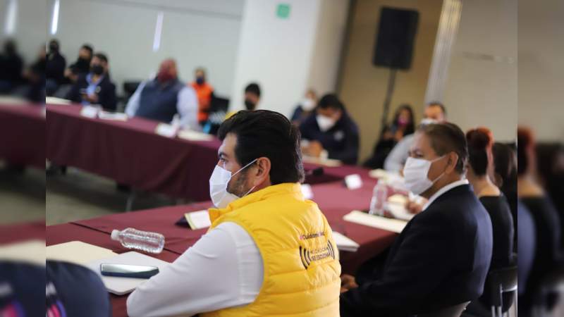 Acuerdan reforzar medidas sanitarias para frenar el COVID-19 en Morelia 