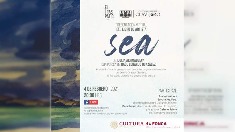 Presentarán libro de artista en redes sociales de Clavijero 