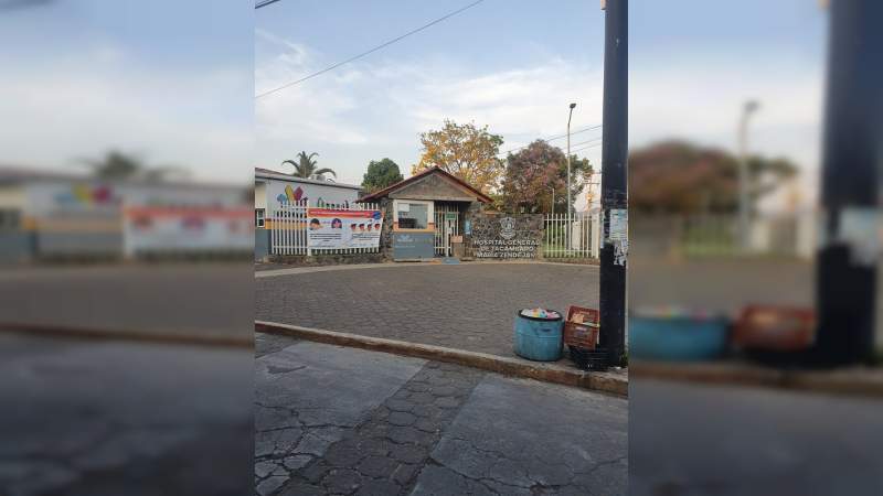 Registra Hospital General de Tacámbaro su máxima capacidad en atención COVID-19 