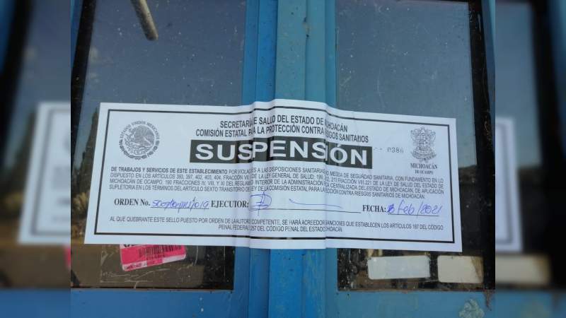 Suspendidos 3 establecimientos en Lagunillas por incumplir decretos 