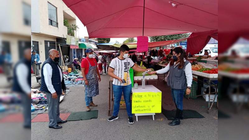 Se insistirá con tianguistas y comerciantes cuiden su salud; donde veamos riesgo, los desarticularemos”: SAC 