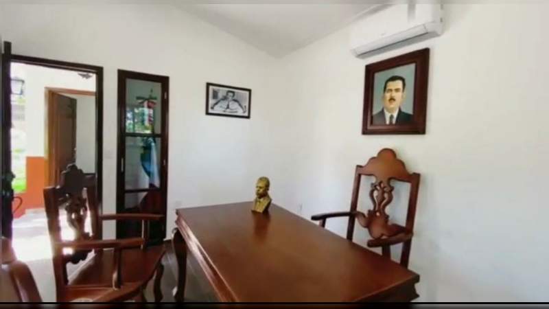 En La Mira, SEE rehabilita lo que fue casa y despacho del General Lázaro Cárdenas del Río