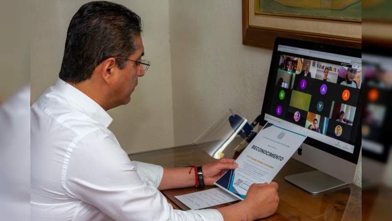 Rector de la UMSNH reconoce trabajo de Enlaces de Transparencia