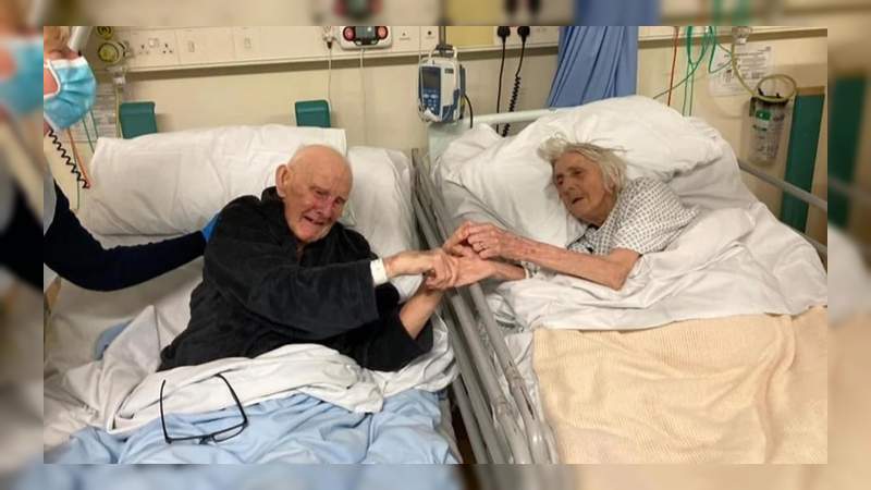 Muere pareja de ancianos por Covid, su foto se vuelve viral 